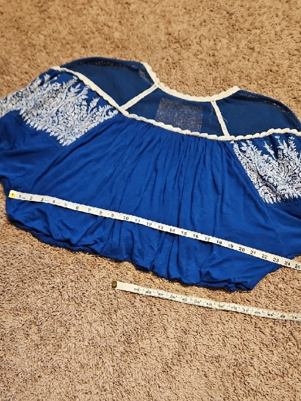 Free People Carly Embroidered Top - Picture 9 of 10